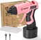 Cordless Glue Gun, 15s Fast Preheating 2Ah Cordless Hot Glue Gun with 25 Pcs Premium Mini Glue Gun Sticks, USB-C Battery Rechargeable hot glue gun, Smart Power-Off, Pink